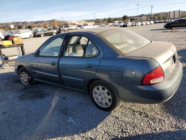 3N1CB51D82L626863 - 2002 NISSAN SENTRA XE BLUE photo 2