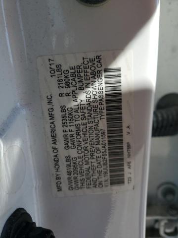 19UUB2F55JA011597 - 2018 ACURA TLX TECH WHITE photo 13
