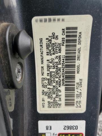 1NXBU4EE4AZ354411 - 2010 TOYOTA COROLLA BASE Қара фото 13