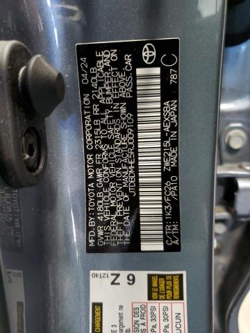 JTDBDMHE5RJ009109 - 2024 TOYOTA COROLLA LE GRAY photo 12