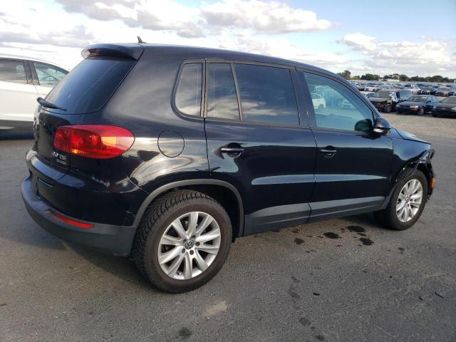 WVGBV7AX1CW505492 - 2012 VOLKSWAGEN TIGUAN S BLACK photo 3