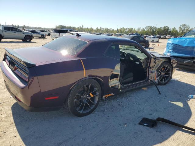 2C3CDZFJ5NH245910 - 2022 DODGE CHALLENGER R/T SCAT PACK PURPLE photo 3