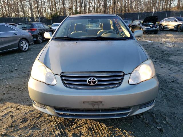 2T1BR32E63C134885 - 2003 TOYOTA COROLLA CE SILVER photo 5