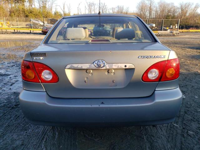 2T1BR32E63C134885 - 2003 TOYOTA COROLLA CE SILVER photo 6