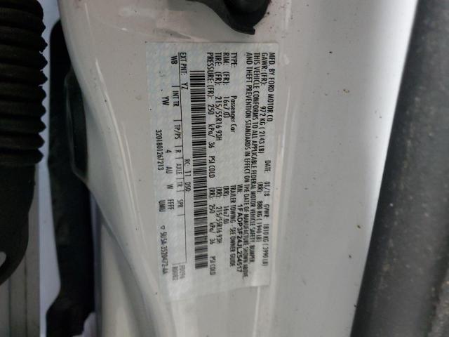 1FADP3F24JL254517 - 2018 FORD FOCUS SE WHITE photo 12