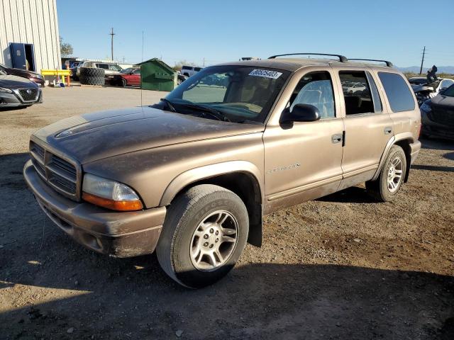 1B4HR28Z71F511529 - 2001 DODGE DURANGO TAN photo 1