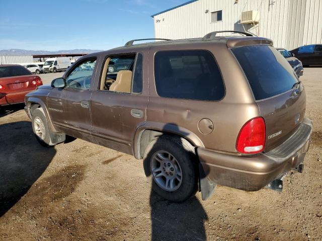 1B4HR28Z71F511529 - 2001 DODGE DURANGO TAN photo 2