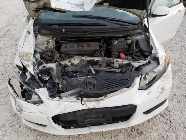 2HGFG3B00CH541328 - 2012 HONDA CIVIC EXL WHITE photo 11