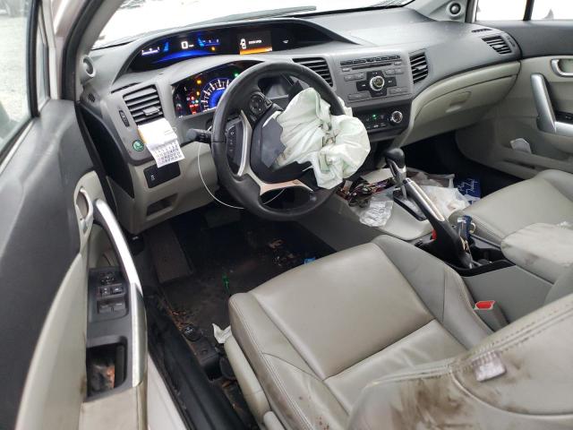 2HGFG3B00CH541328 - 2012 HONDA CIVIC EXL თეთრი ფოტო 8