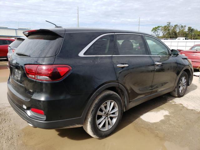 5XYPG4A52KG490319 - 2019 KIA SORENTO LX BLACK photo 3