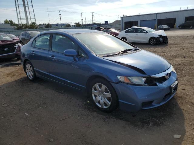 19XFA1F56AE002246 - 2010 HONDA CIVIC LX BLUE photo 4