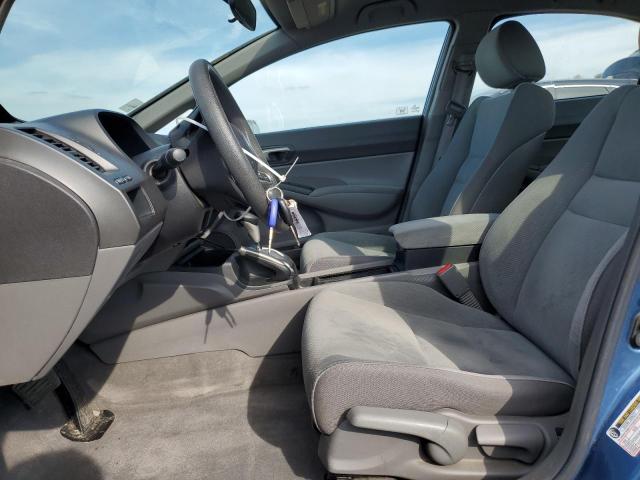 19XFA1F56AE002246 - 2010 HONDA CIVIC LX BLUE photo 7