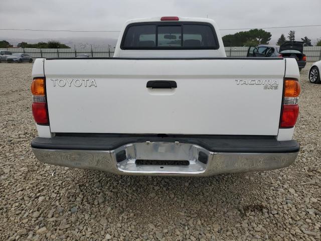 5TEVL52N63Z209346 - 2003 TOYOTA TACOMA XTRACAB WHITE photo 6