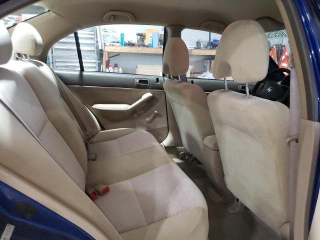 2HGES16394H583145 - 2004 HONDA CIVIC DX VP ლურჯი ფოტო 10