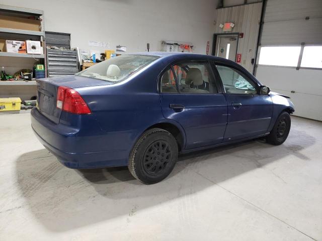 2HGES16394H583145 - 2004 HONDA CIVIC DX VP BLUE photo 3