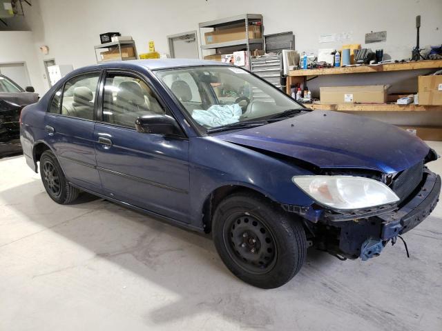 2HGES16394H583145 - 2004 HONDA CIVIC DX VP BLUE photo 4