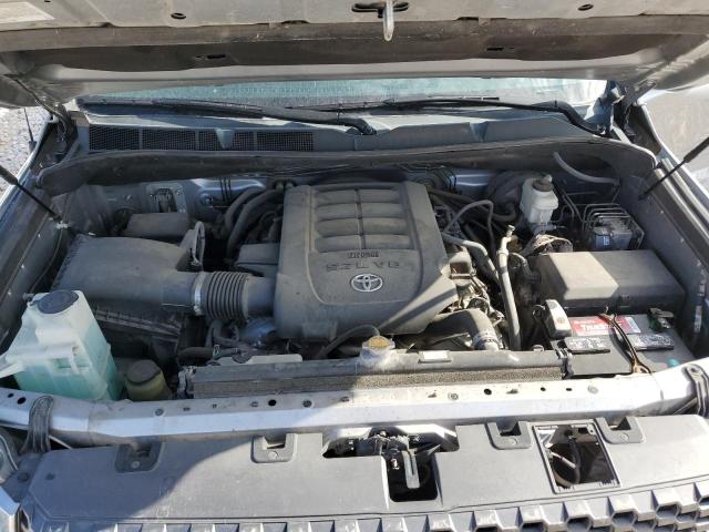 5TFUW5F12JX681199 - 2018 TOYOTA TUNDRA DOUBLE CAB SR/SR5 SILVER photo 11