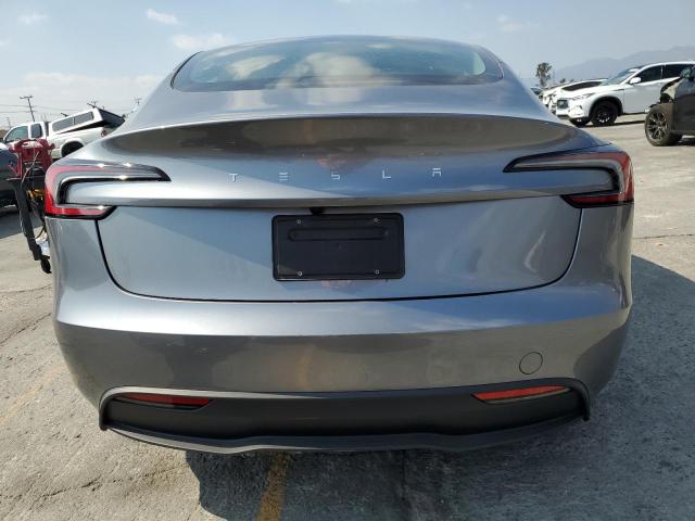 5YJ3E1EA5SF880302 - 2025 TESLA MODEL 3 SILVER photo 6