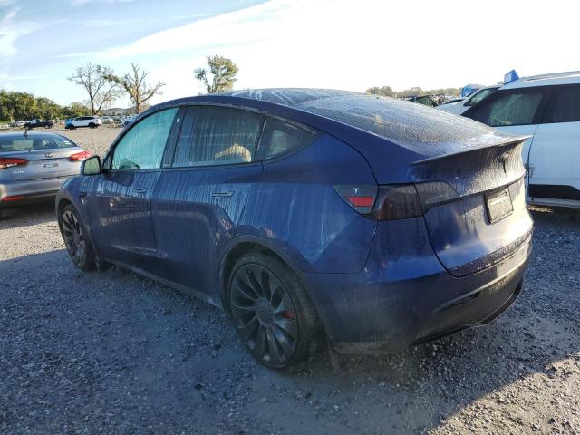 7SAYGDEF3PF697309 - 2023 TESLA MODEL Y Blau Foto 2