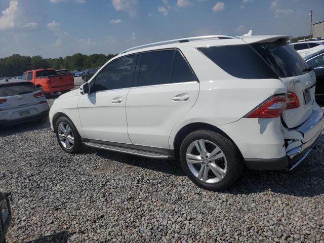 4JGDA5HB9FA492723 - 2015 MERCEDES-BENZ ML 350 4MATIC WHITE photo 2