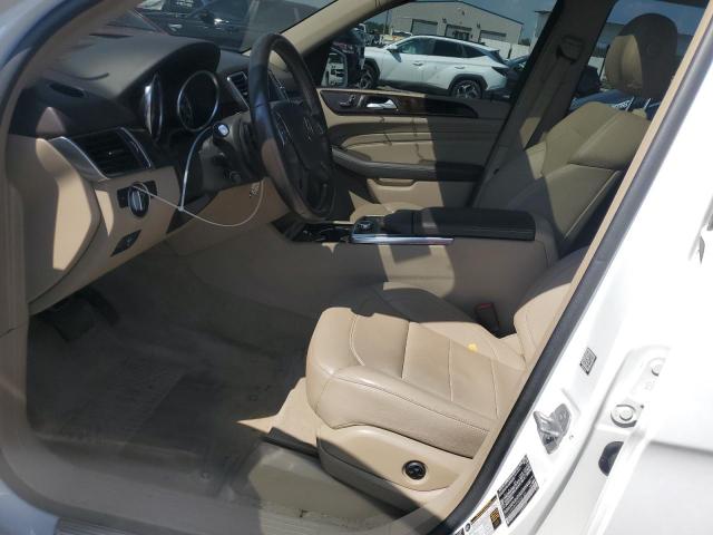 4JGDA5HB9FA492723 - 2015 MERCEDES-BENZ ML 350 4MATIC WHITE photo 7