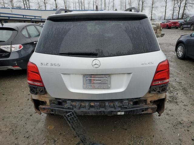 WDCGG8JB4EG166989 - 2014 MERCEDES-BENZ GLK 350 4MATIC SILVER photo 6