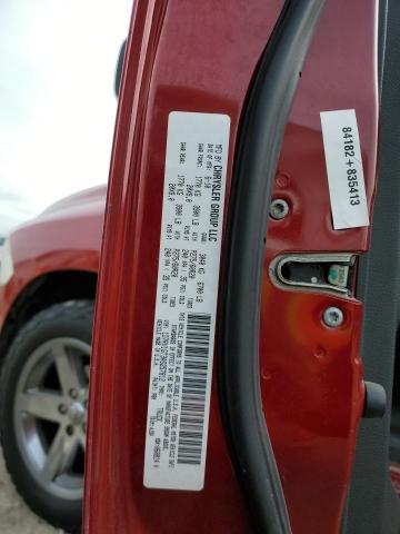 1D7RV1GT3AS257812 - 2010 DODGE RAM 1500 RED photo 12