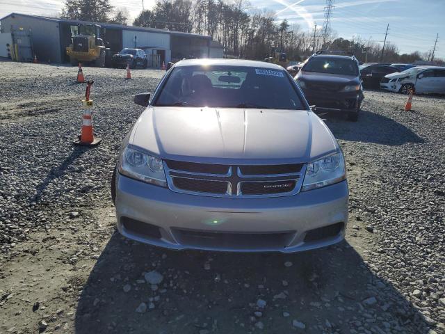 1C3CDZABXEN169642 - 2014 DODGE AVENGER R/ SE SILVER photo 5