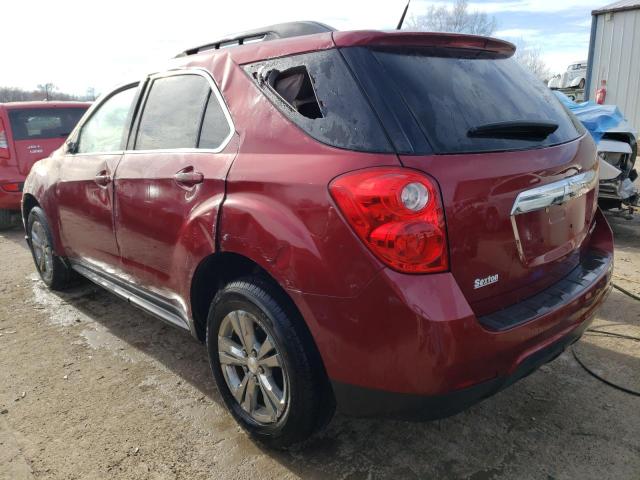 2GNALDEK9C6332258 - 2012 CHEVROLET EQUINOX LT BURGUNDY photo 2