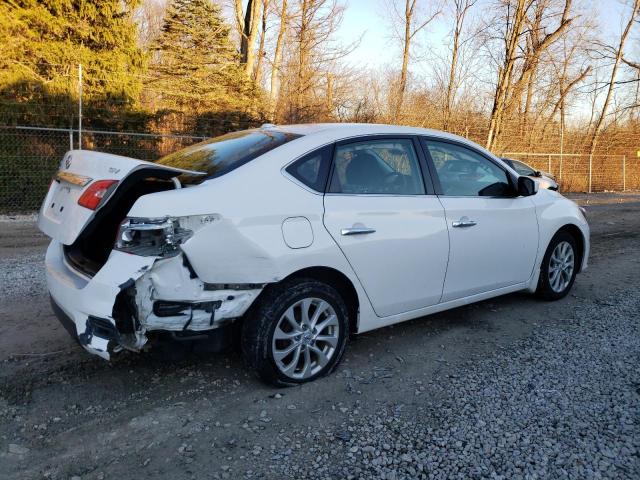 3N1AB7AP8KY420801 - 2019 NISSAN SENTRA S WHITE photo 3