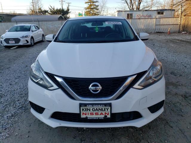 3N1AB7AP8KY420801 - 2019 NISSAN SENTRA S WHITE photo 5