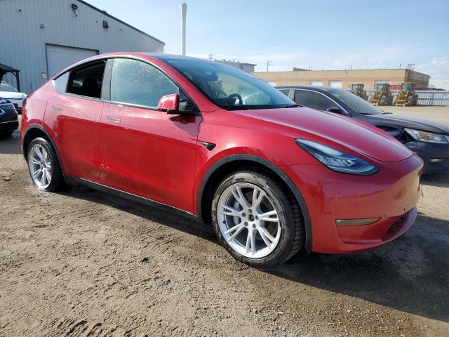 7SAYGDEE0NF484063 - 2022 TESLA MODEL Y Կարմիր լուսանկար 4