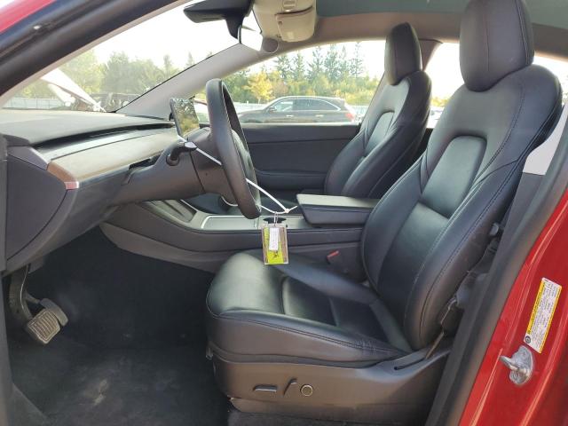 7SAYGDEE0NF484063 - 2022 TESLA MODEL Y Կարմիր լուսանկար 7