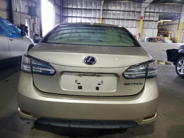 JTHBB1BA4B2047066 - 2011 LEXUS HS 250H BEIGE photo 6