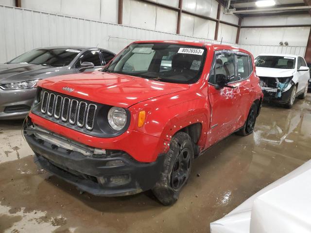 ZACCJBAB2JPH89365 - 2018 JEEP RENEGADE SPORT RED photo 1