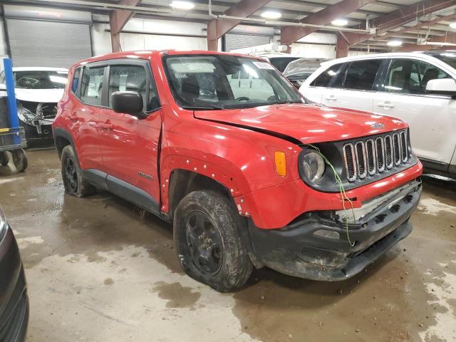 ZACCJBAB2JPH89365 - 2018 JEEP RENEGADE SPORT RED photo 4