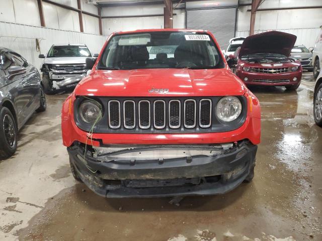 ZACCJBAB2JPH89365 - 2018 JEEP RENEGADE SPORT RED photo 5