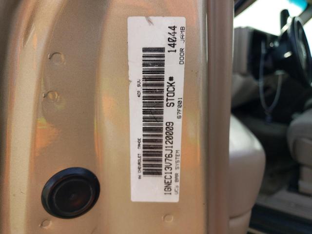 1GNEC13V76J120009 - 2006 CHEVROLET TAHOE C1500 GOLD photo 13