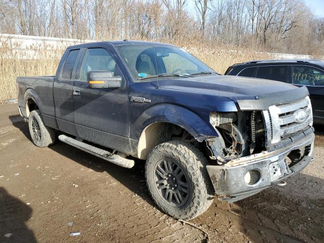 1FTPX14V89FB45223 - 2009 FORD F150 SUPER CAB BLUE photo 4