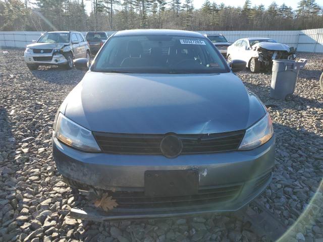 3VW2K7AJ9EM238045 - 2014 VOLKSWAGEN JETTA BASE GRAY photo 5