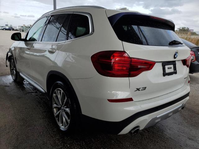 5UXTR9C51KLR10061 - 2019 BMW X3 XDRIVE30I WHITE photo 2