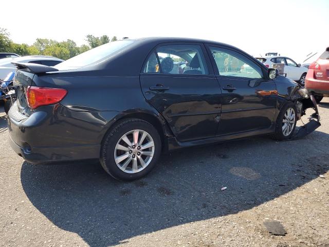 2T1BU4EE3AC455778 - 2010 TOYOTA COROLLA BASE BLACK photo 3