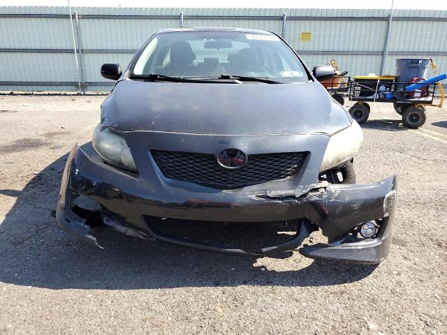 2T1BU4EE3AC455778 - 2010 TOYOTA COROLLA BASE BLACK photo 5