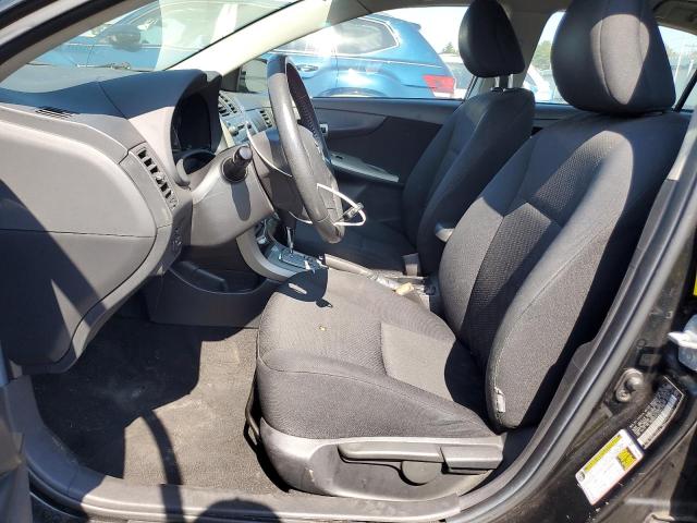 2T1BU4EE3AC455778 - 2010 TOYOTA COROLLA BASE BLACK photo 7