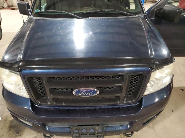 1FTPX14525FB09747 - 2005 FORD F150 BLUE photo 11