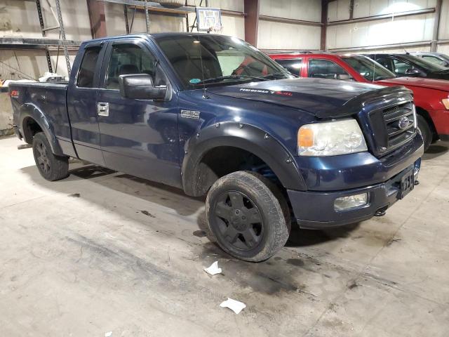 1FTPX14525FB09747 - 2005 FORD F150 BLUE photo 4