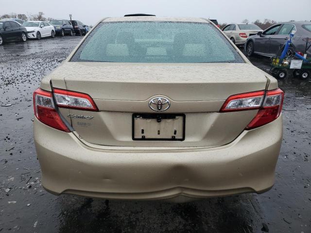 4T1BF1FK0CU526904 - 2012 TOYOTA CAMRY BASE GOLD photo 6