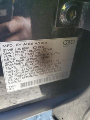 WA1AAAF77HD013208 - 2017 AUDI Q7 PREMIUM 黑色 照片 13