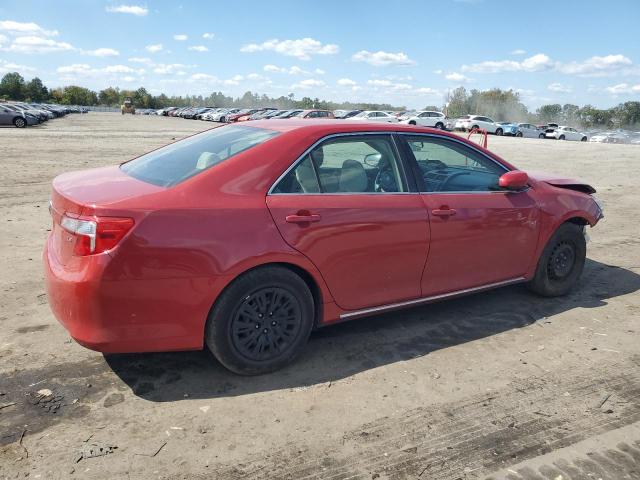 4T4BF1FK5DR320193 - 2013 TOYOTA CAMRY L RED photo 3