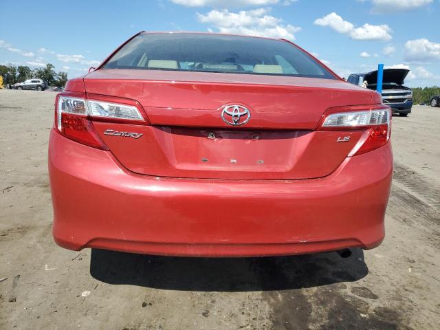 4T4BF1FK5DR320193 - 2013 TOYOTA CAMRY L RED photo 6